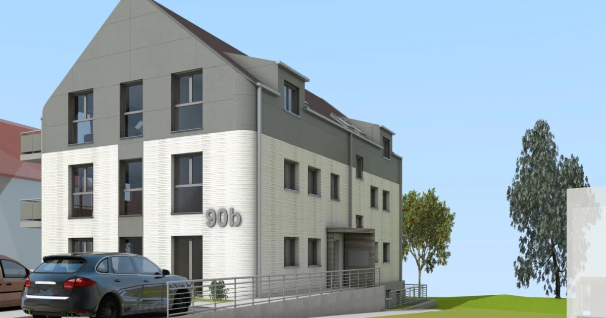 3D-printed apartment building provides affordable housing in Germany 3D-printed apartment building provides affordable housing in Germany