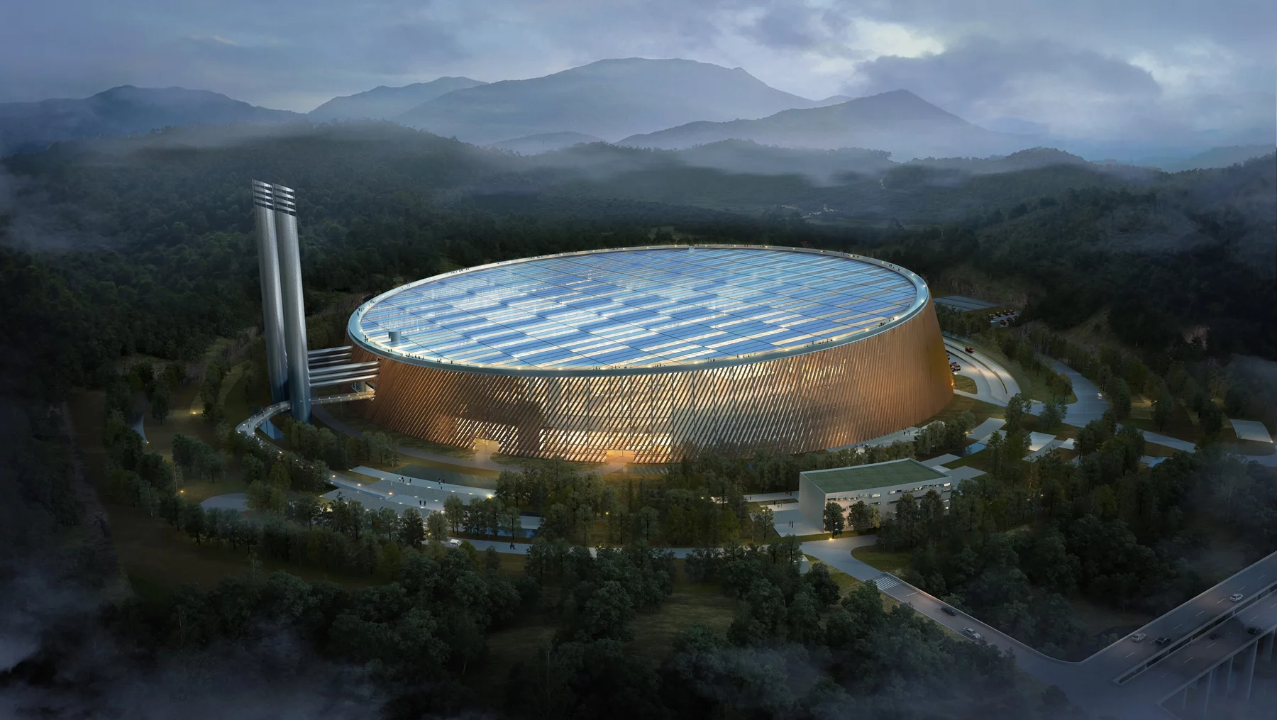 The plant is expected to 5,000 tonnes (5,511 tons) of waste every day, or a third of that produced by the 20 million residents of Shenzhen