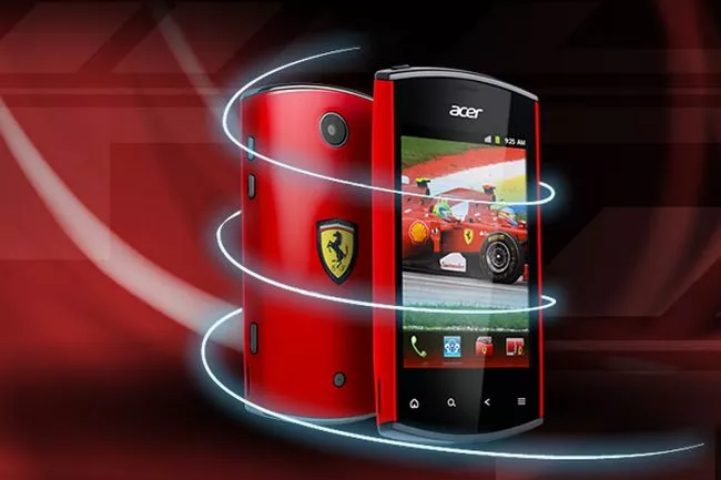 Acer has announced its next Ferrari-branded product, in the form of the liquidmini Ferrari Edition smartphone