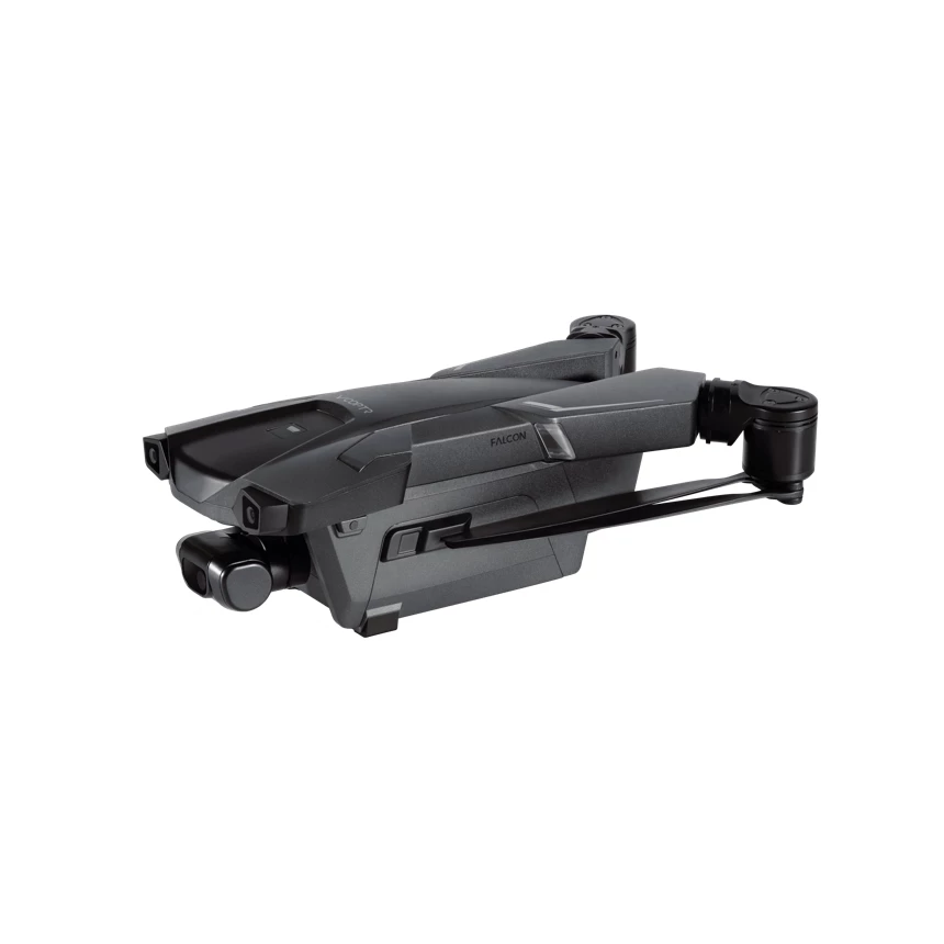 The V-Coptr Falcon's two arms fold in for compact carrying