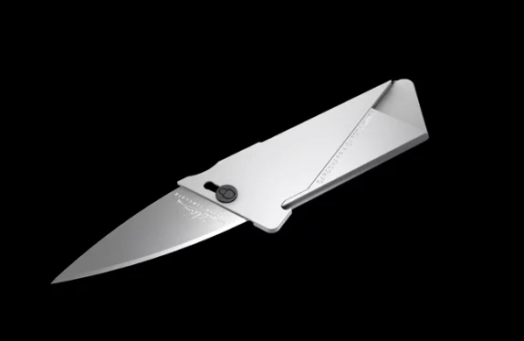 Within three folds, the Cardsharp4 becomes a knife