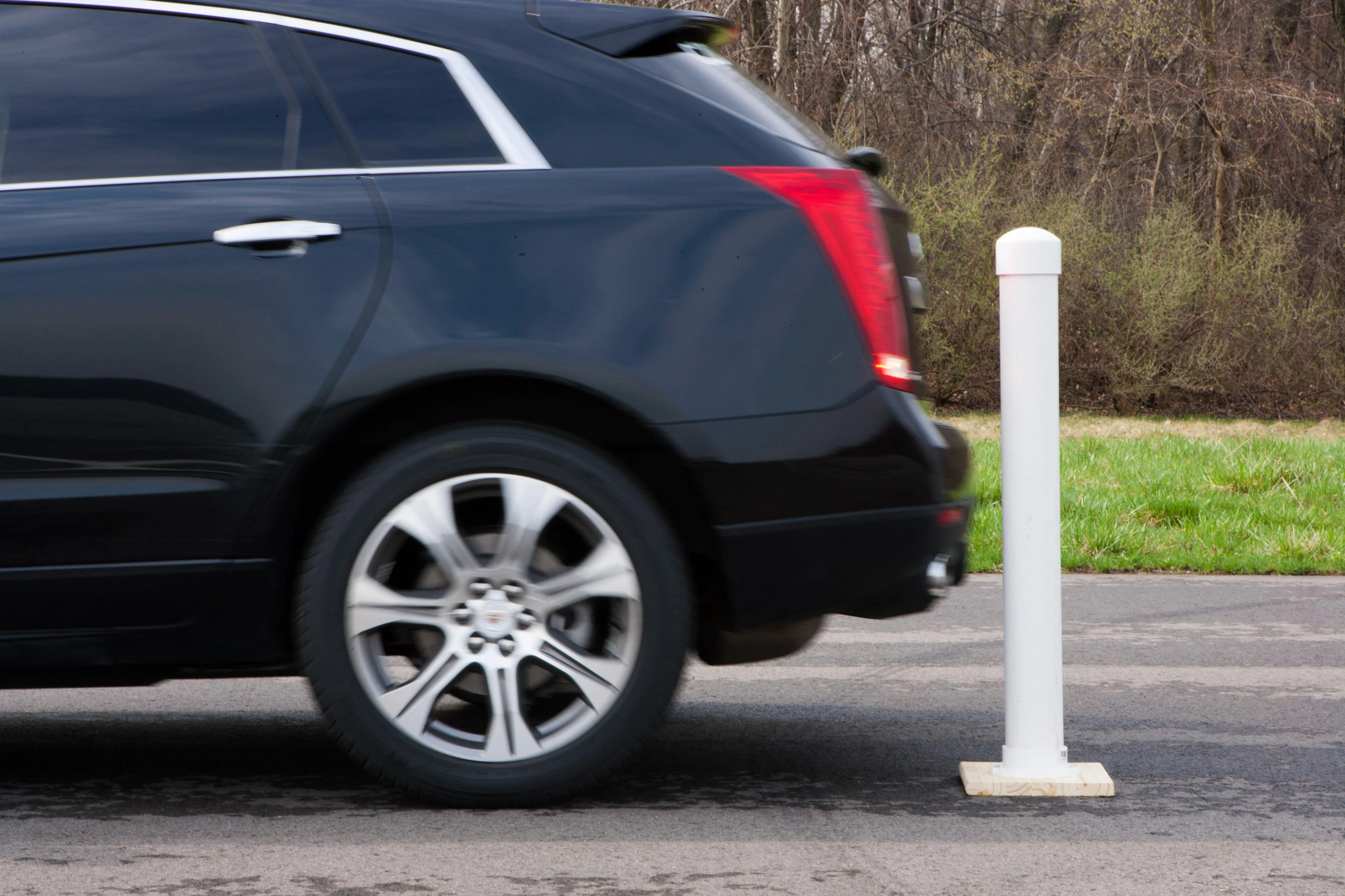 Cadillac's available Rear Automatic Braking provides warnings and auto-braking to prevent rear collisions at slow speeds (Photo: © General Motors)