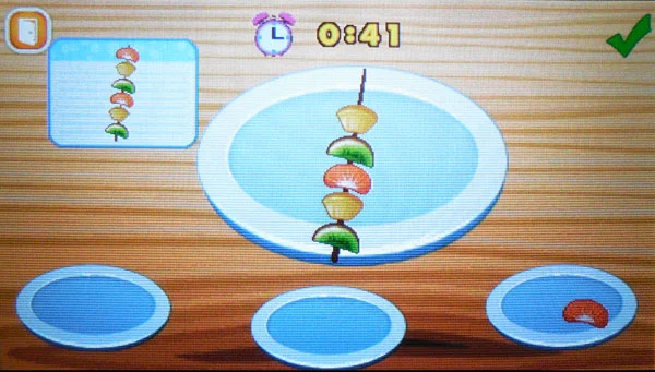 Kids get to assemble fruit kabobs in Super Kid Chef (Photo: Lakshmi Sandhana/Gizmag)