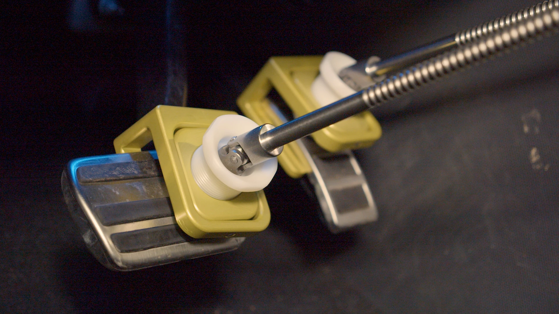 Robot driver operating pedals