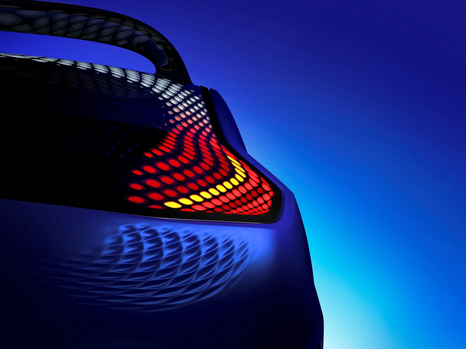 Bumper scallop details are picked up from the front grille