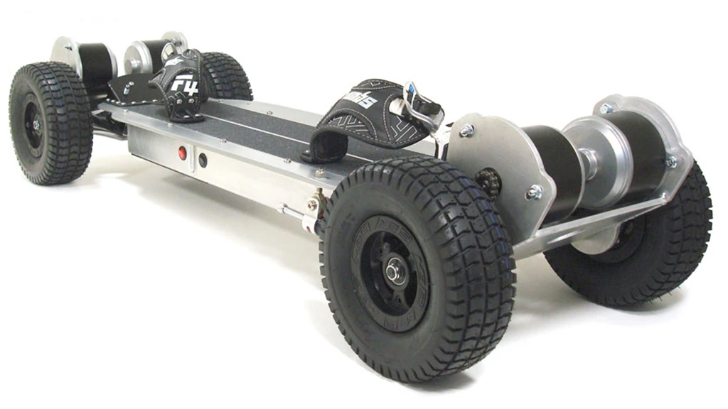 The Trail Rider electric skateboard from Gnarboards