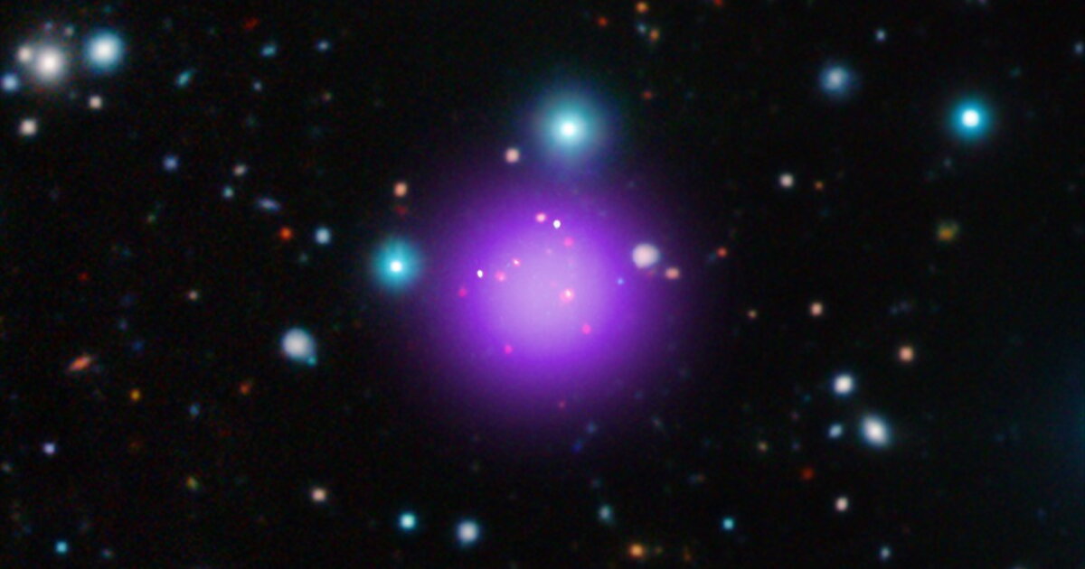 Newly discovered galaxy cluster is by far the most ancient ever detected