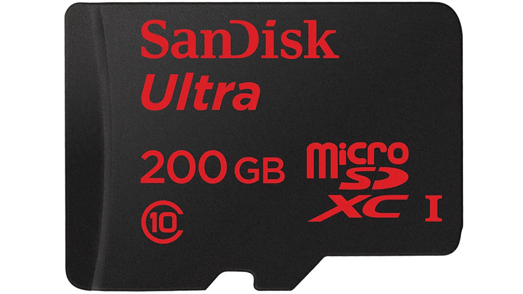 SanDisk's new microSD card packs an impressive 200 GB of storage