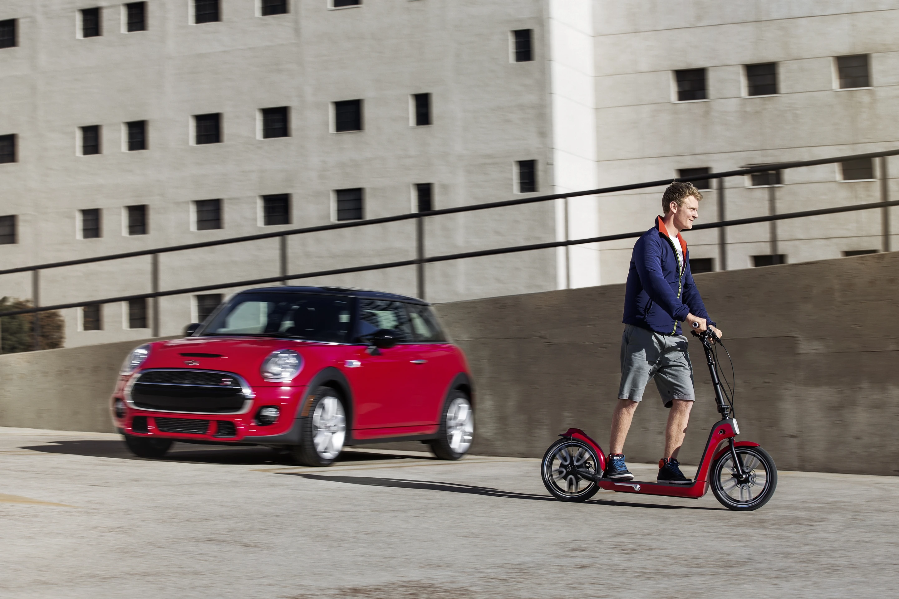 BMW has unveiled its Mini CitySurfer folding electric vehicle concept