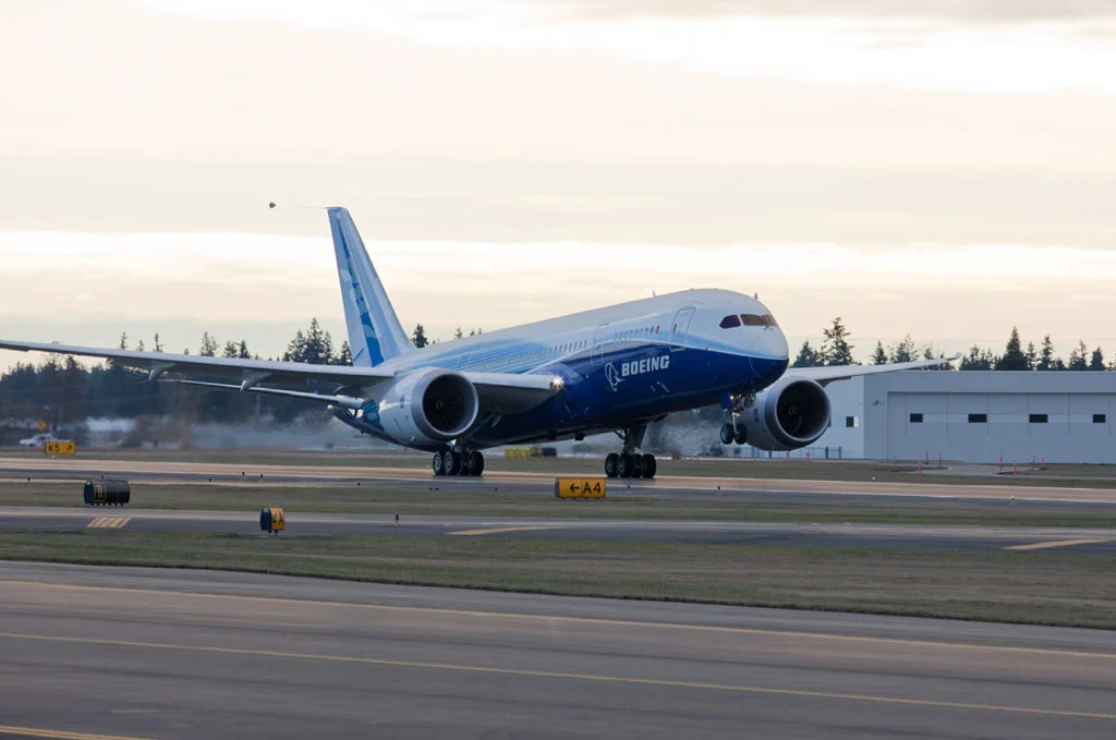 Boeing 787 Dreamliner first flight (Photo: Boeing)