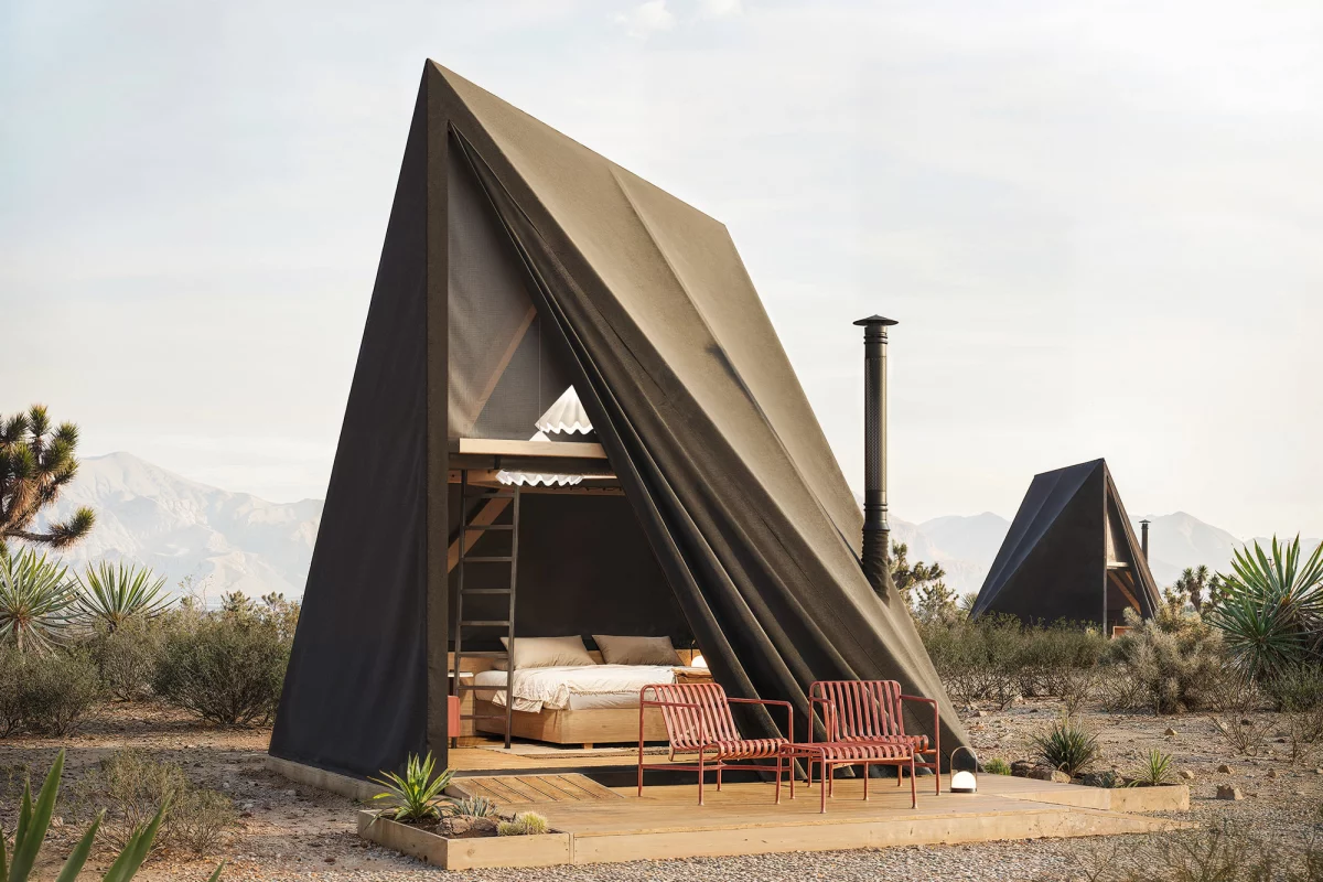 The Softshell is a collaboration between high-profile studio BIG and cabin manufacturer Nokken, and starts at US$22,500