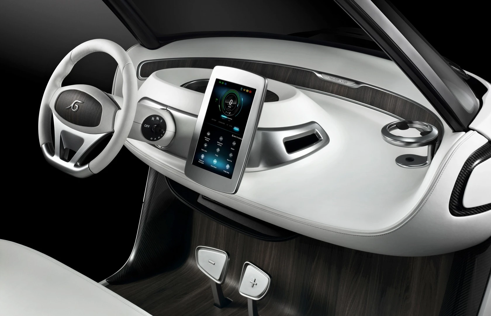 The interior includes a 10.1-in touchscreen display