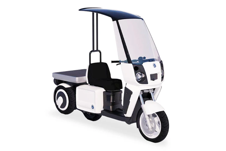 Adiva's CARGO3 tilting three-wheeler