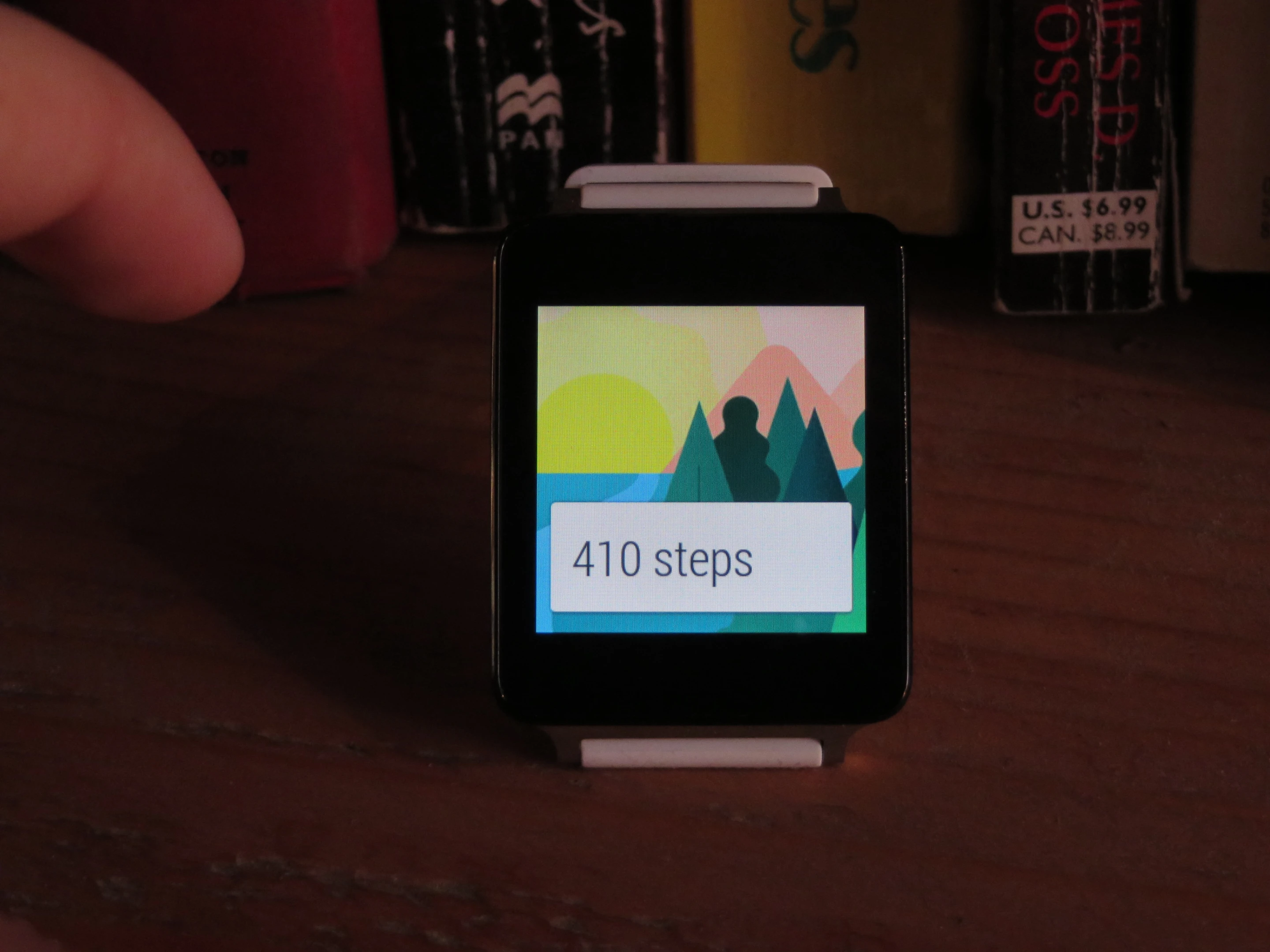 The walking habits of a sedentary watch wearer
