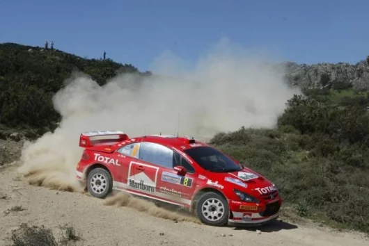 Estonian Marko Märtin snared fourth to keep third place in the points, though Solberg and Loeb look a class above the rest.