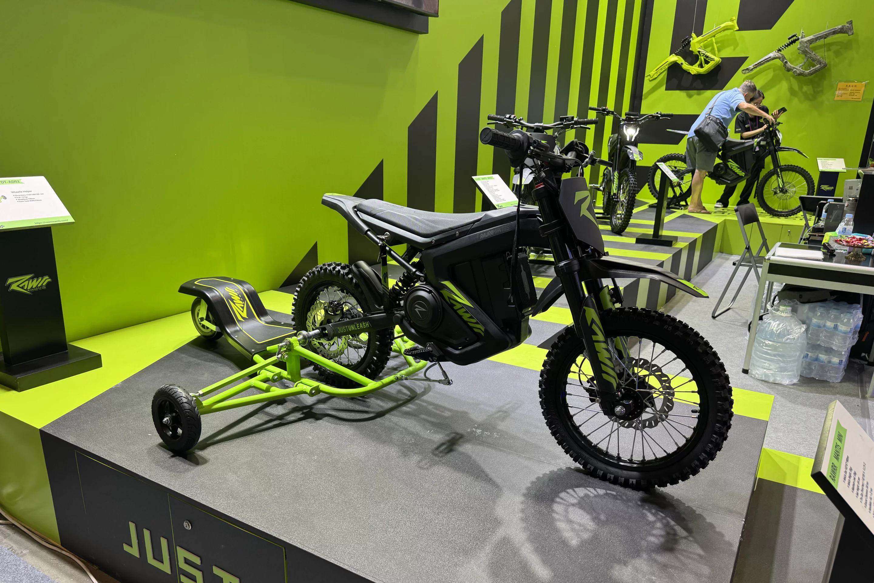 RawRR's new "wheelie helper" will be available prior to Christmas.