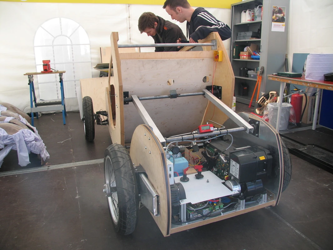 At the European Eco-Marathon event