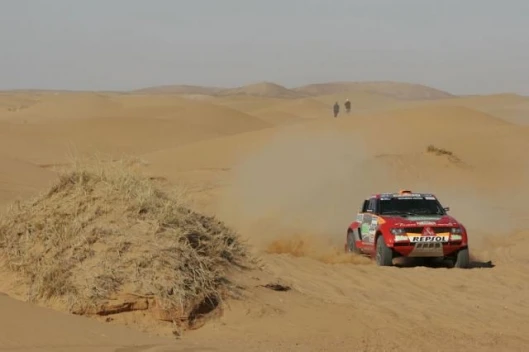 Stéphane Peterhansel/Jean-Paul Cottret on day four