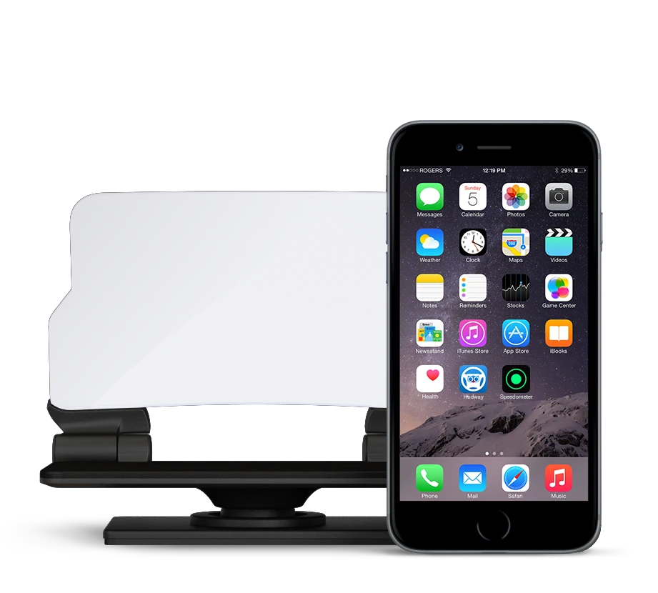 An app that comes with the device is compatible with iOS and Android phones