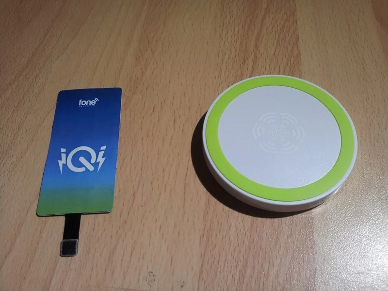 The patch works with any Qi-compatible charging pad
