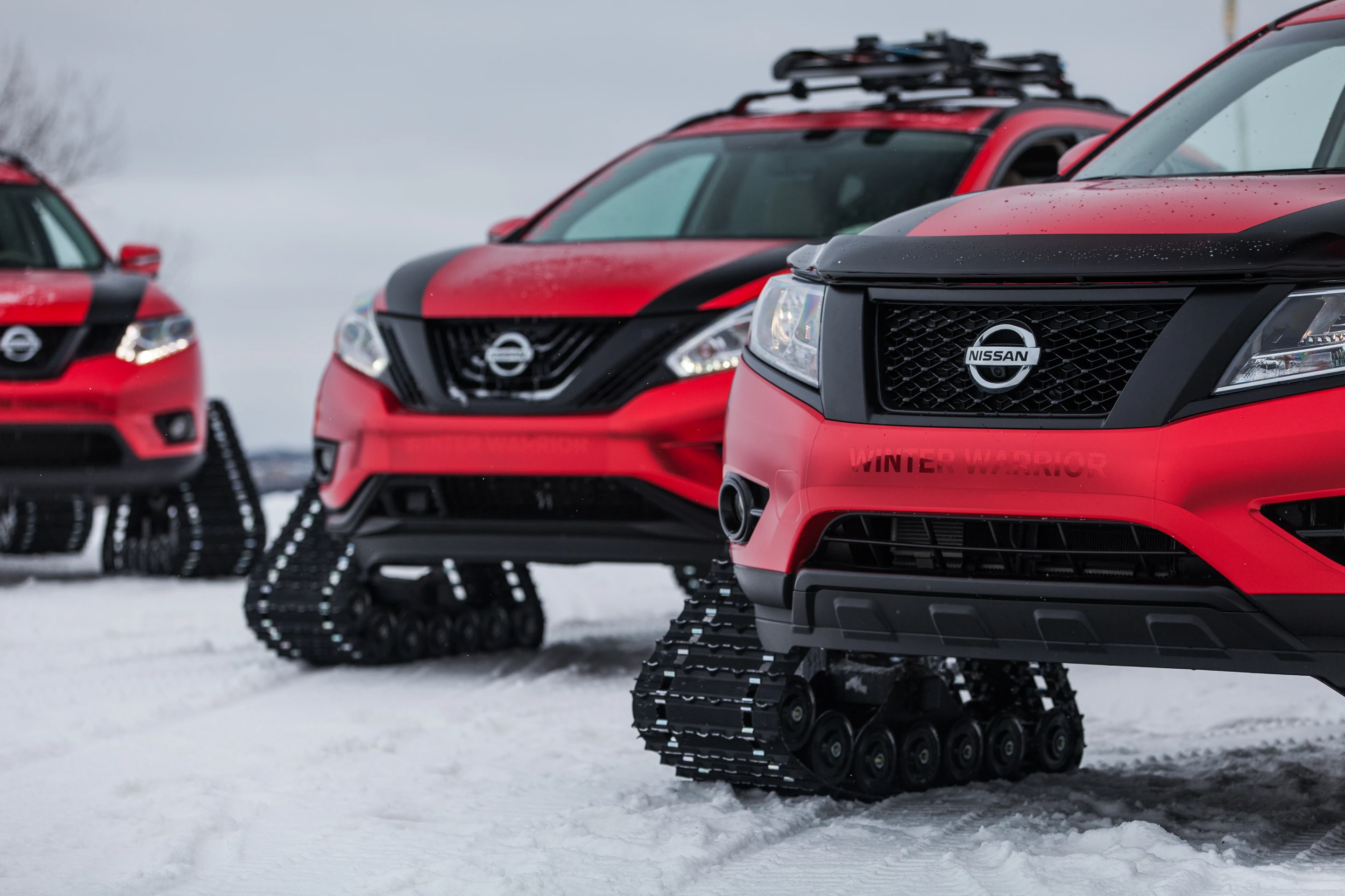 Nissan reveals a trio of Winter Warriors in time for the Chicago Auto Show