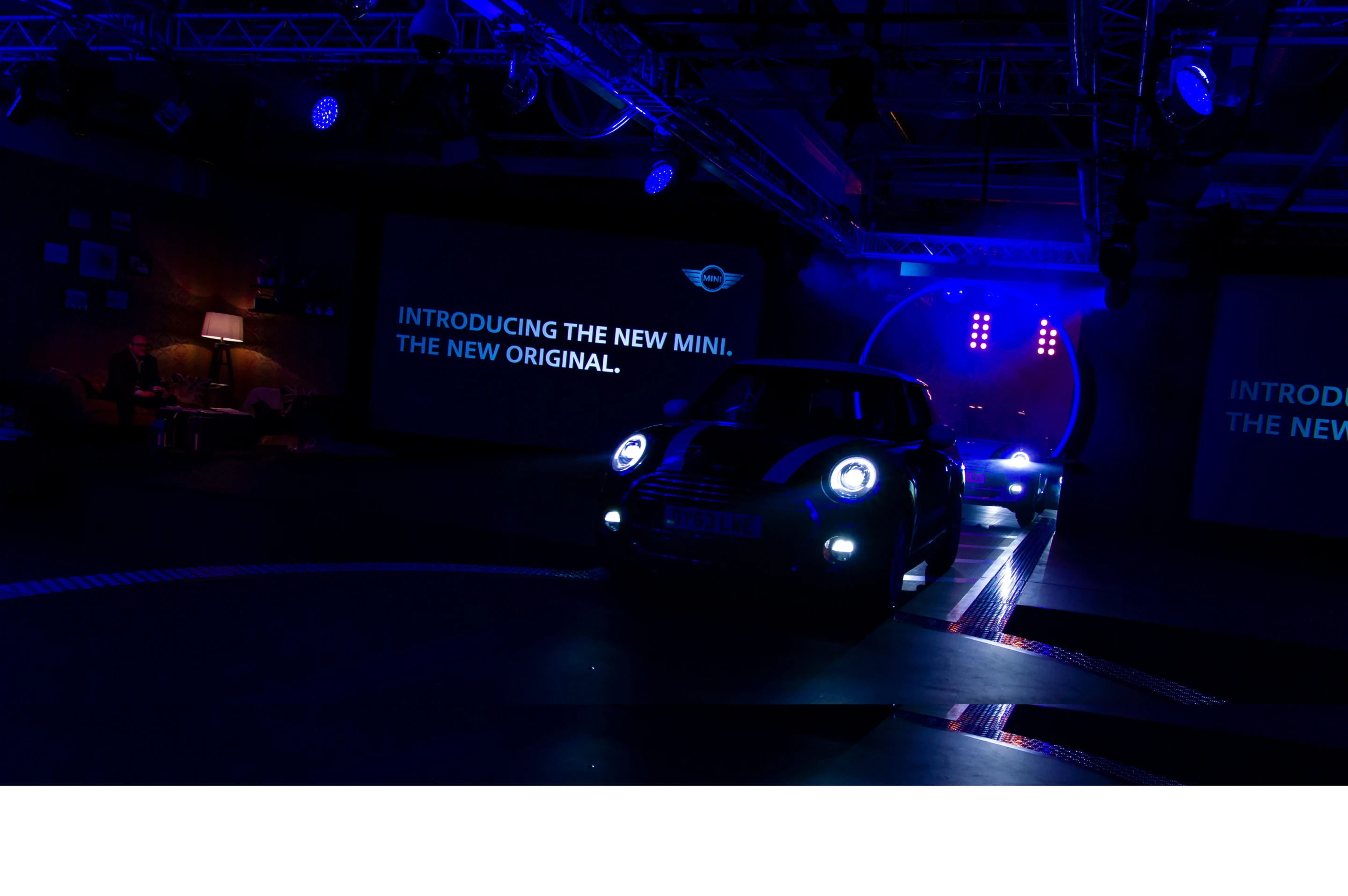 The premiere of the new Mini Cooper in Oxford