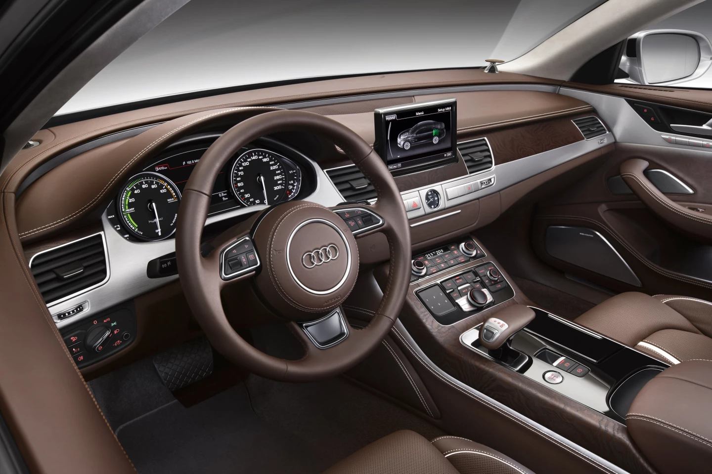 Audi A8 hybrid interior