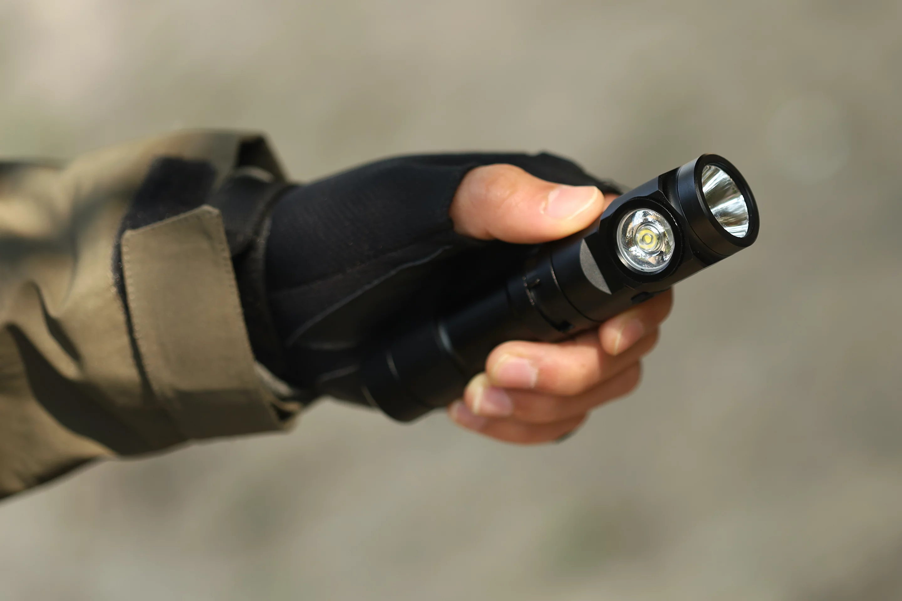 The L1 flashlight is presently on Kickstarter
