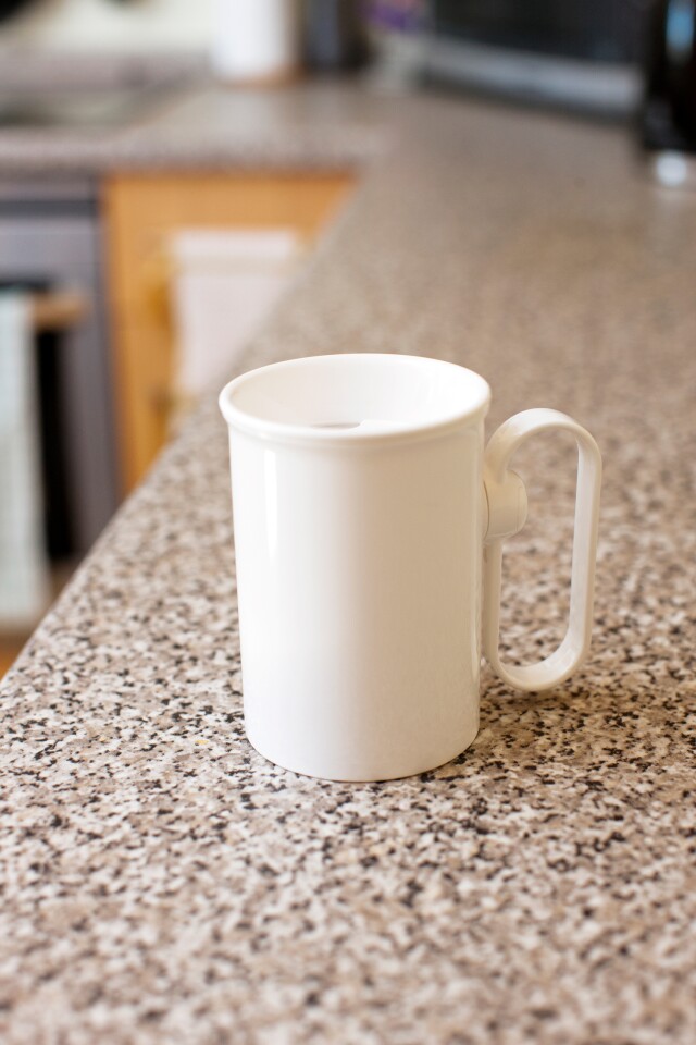 handSteady helps people with motor difficulties to have a drink without spilling