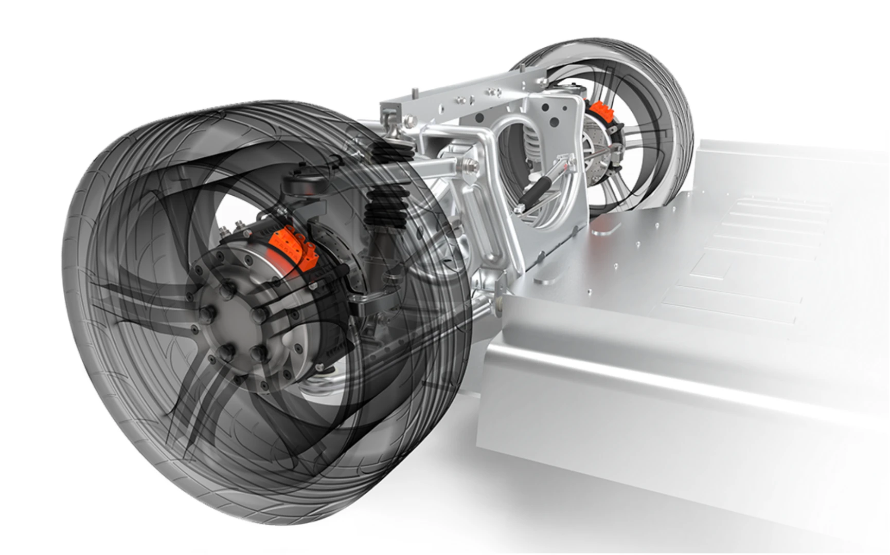Because of these motors' extreme light weight, high power and thin profile, they're ideal for direct drive hub motor applications