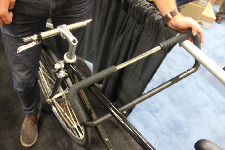 A company rep told Gizmag that the Denny Handlebar Lock should be available by next summer (Northern Hemisphere)