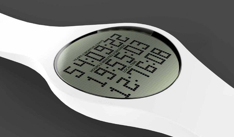 Watch with integrated strap