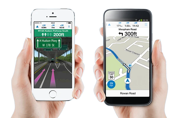 The Viago app offers the basic features of a typical navigation app, but can be customized through a selection of premium add-ons