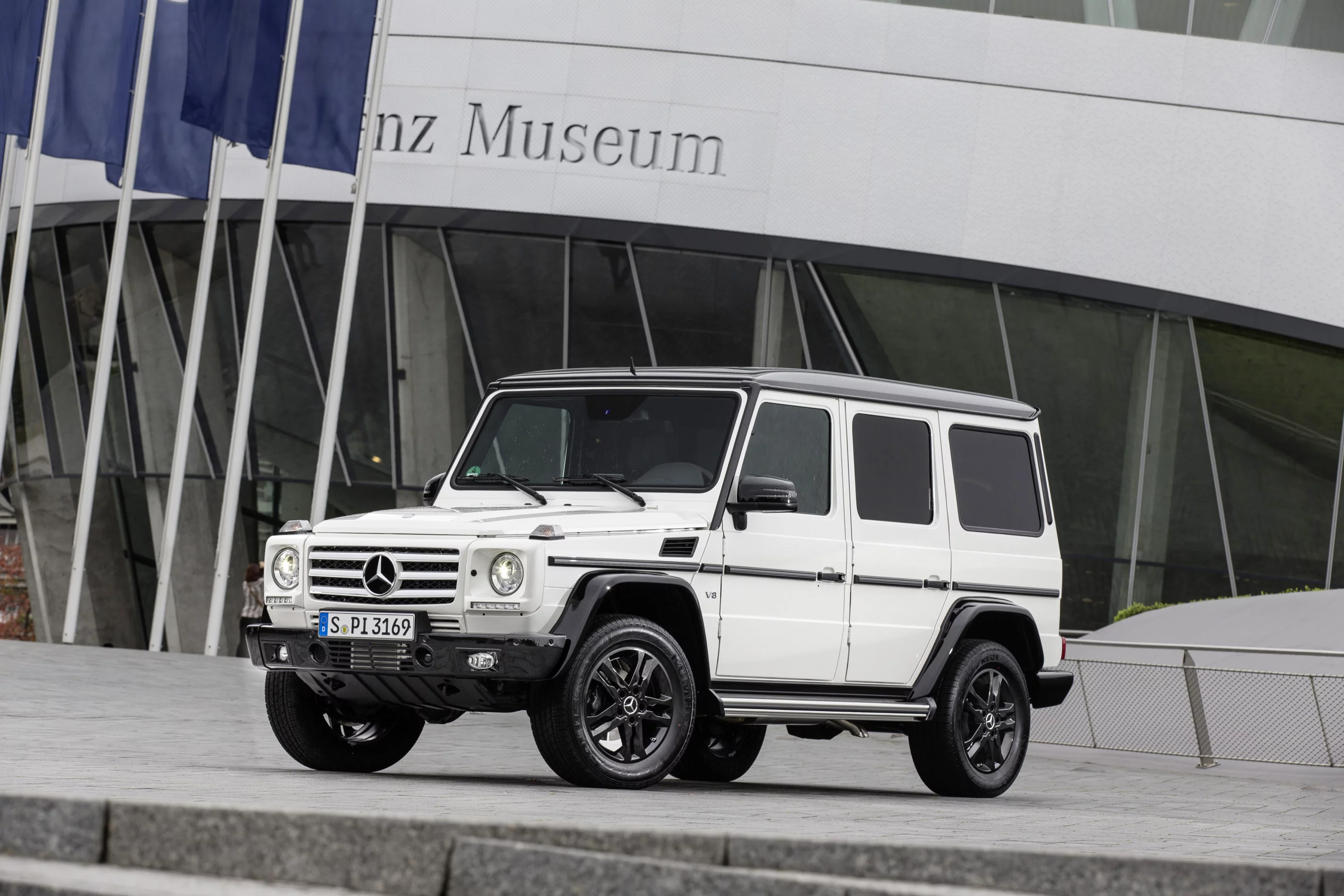 The special edition G-Wagen sits on 18-inch wheels