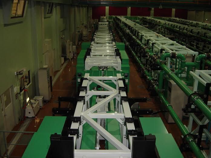 The record-breaking laser is over 100 meters long
