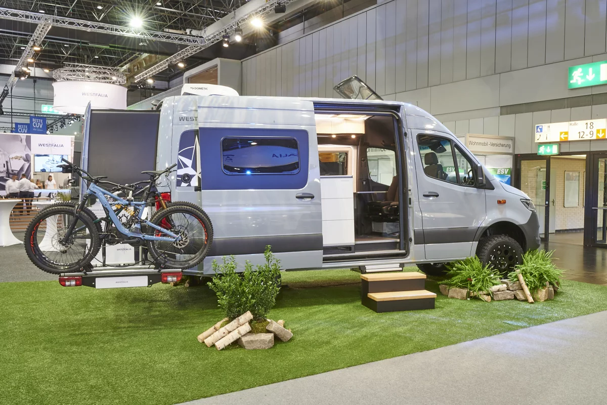 Westfalia James Cook Classic off-road edition on show at the 2019 Caravan Salon