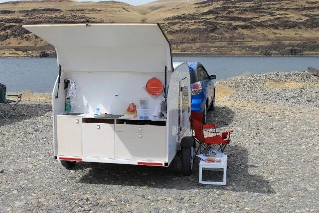 A look at the tailgate galley