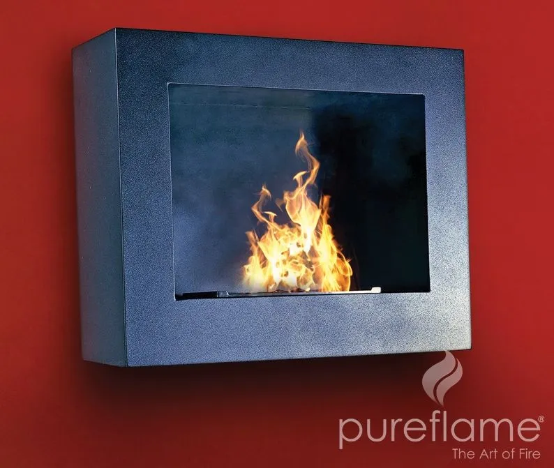 Pureflame's Hestia wall-mounted fireplace