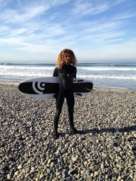 Rob Machado is all smiles when testing the Fish Out Of Water