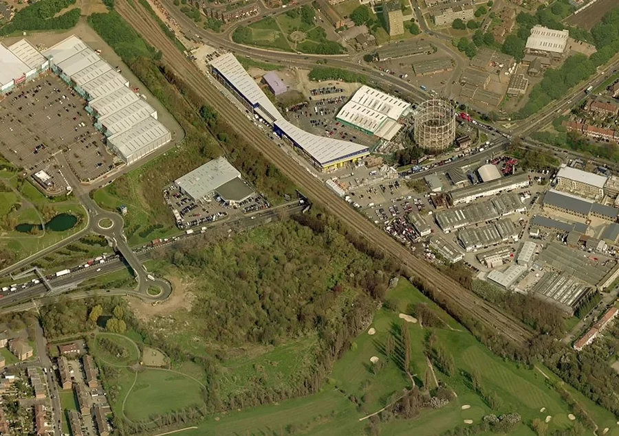 The current layout of the A406 in Southgate
