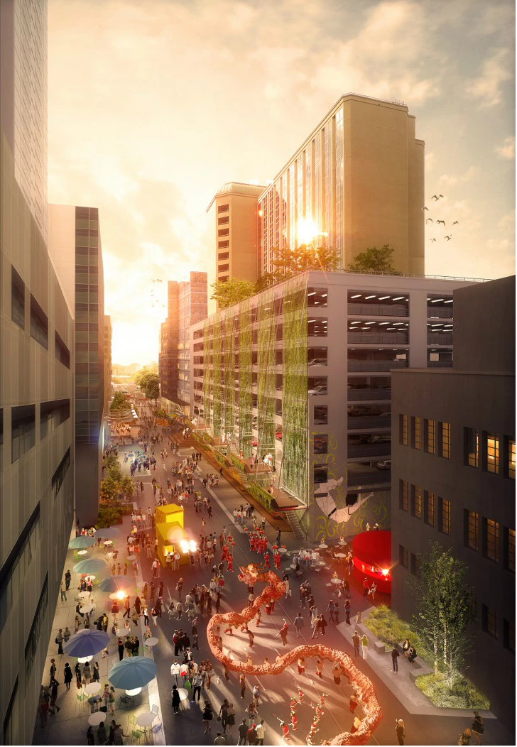 The first section of the Goods Line is expected to open in November 2014