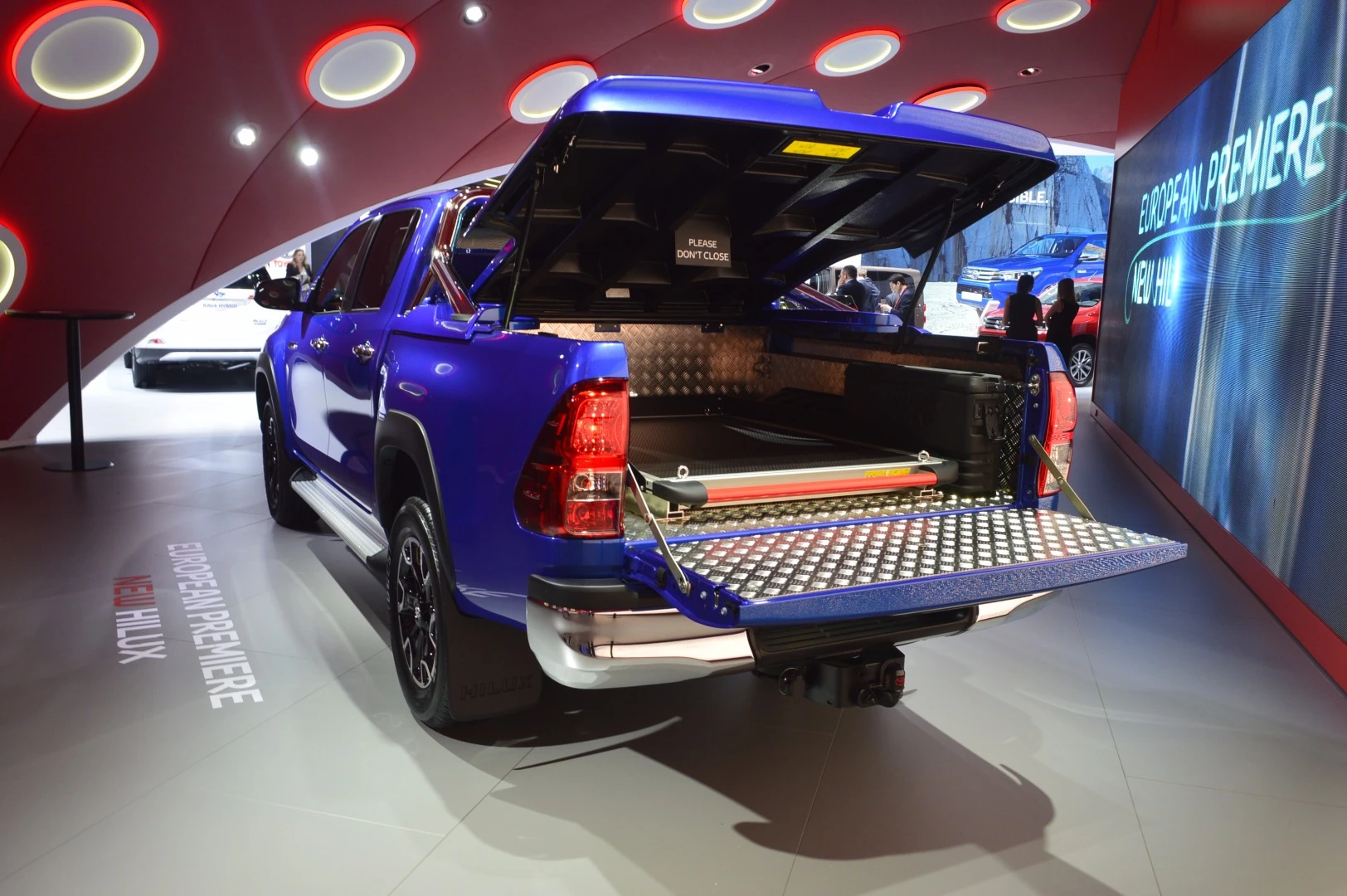 The new Toyota Hilux makes its European premiere