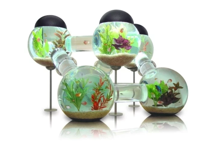 The Labyrinth Aquarium can be used with or without a stand