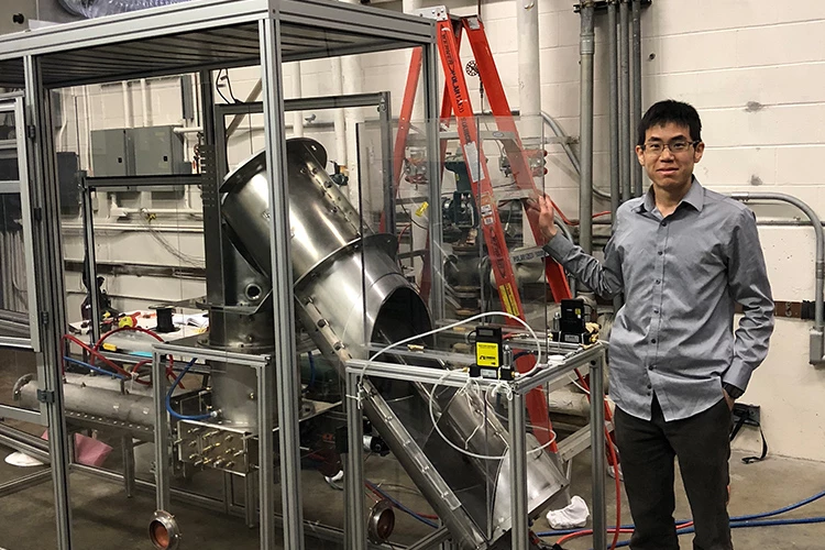 Kevin Kung at Takachar's headquarters in Vancouver