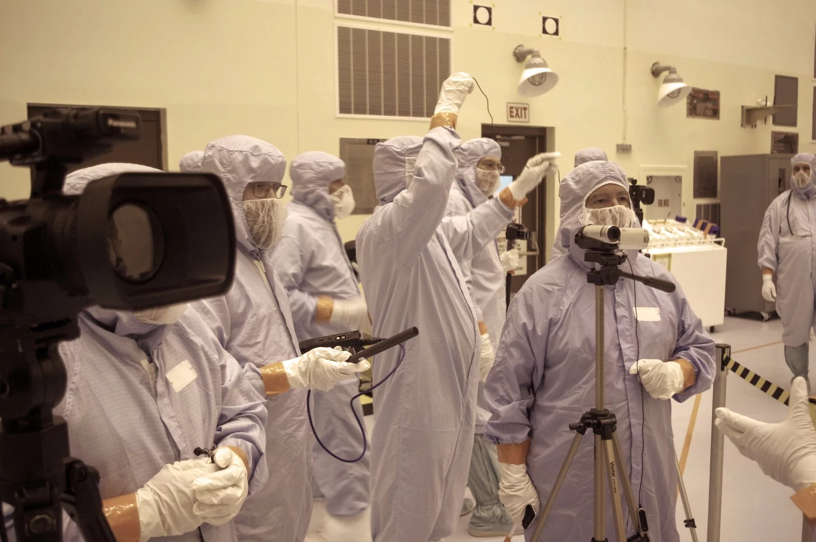 I wasn't the only journalist who needed to gear up