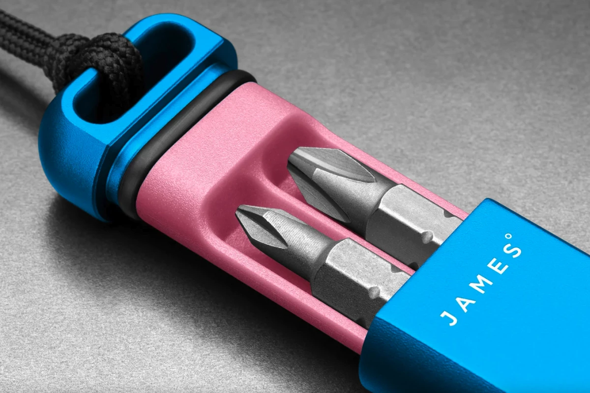 Same great tiny, slide-and-stash "torque drawer" form, new energy