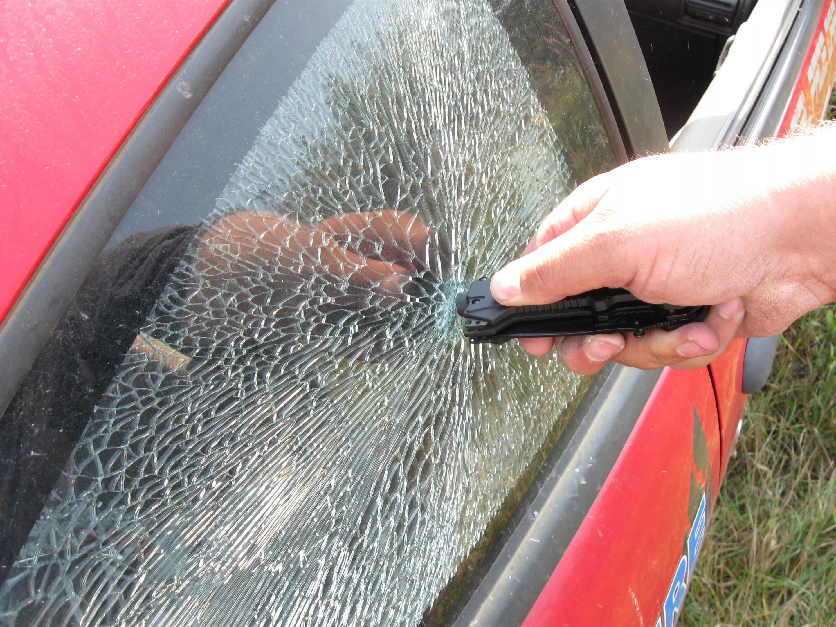 ... then apply steady, even pressure