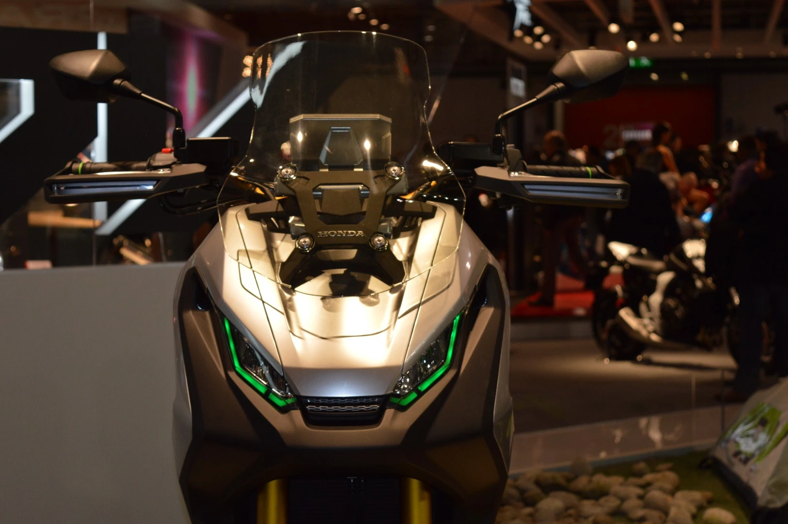 The X-Adv retains the same headlight design as the 2015 City Adventure concept (pictured here)