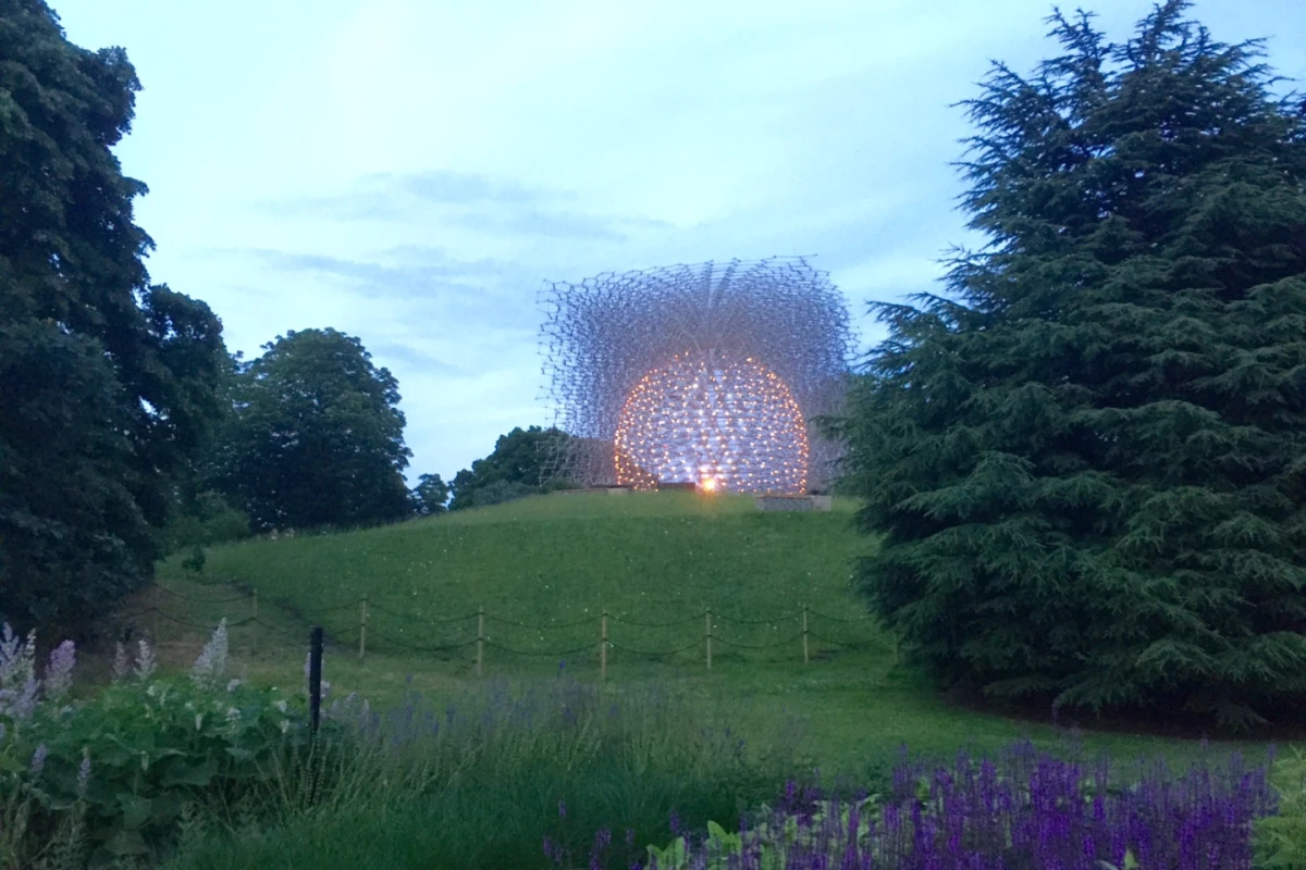 The Hive at Kew Gardens in London is a new installation inspired by recent research on bee communication