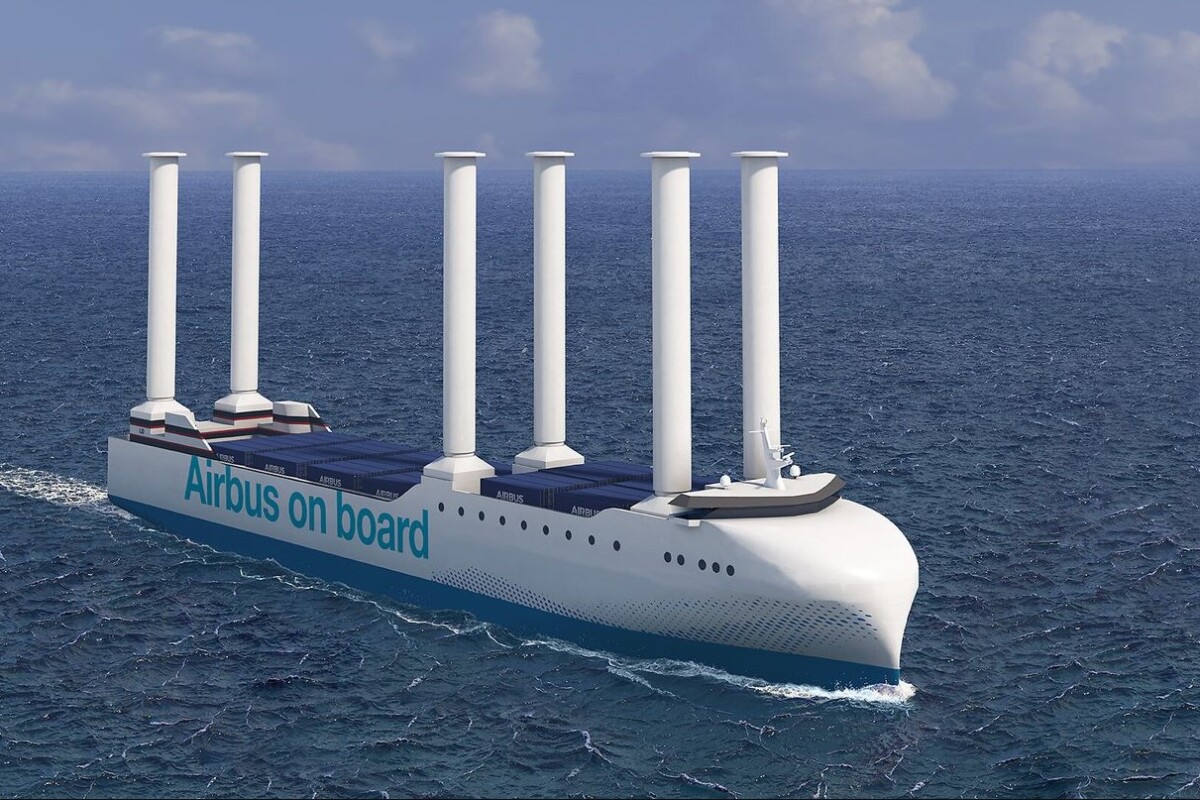Airbus to launch new lowcarbon ocean fleet featuring Flettner rotors